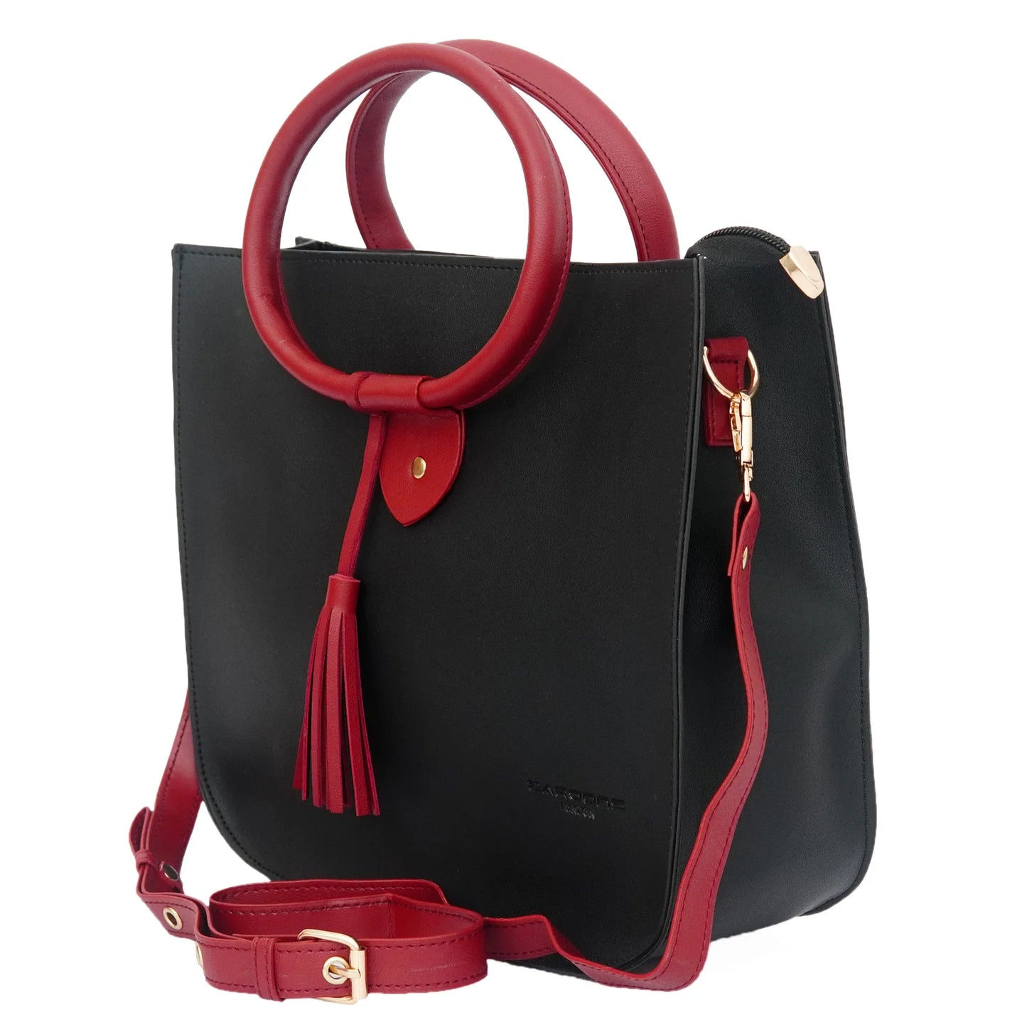 Ring Bucket Bag Black