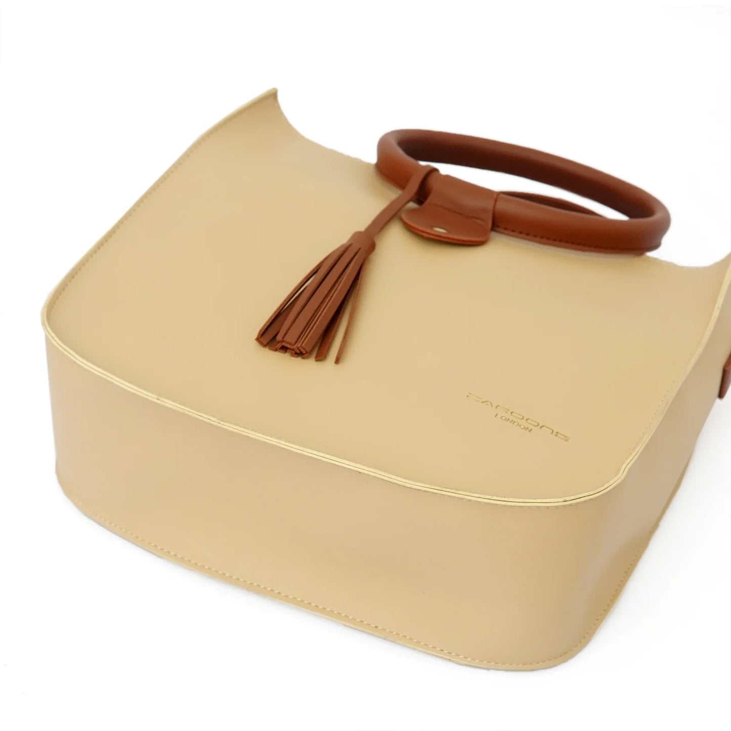 Ring Bucket Bag Beige
