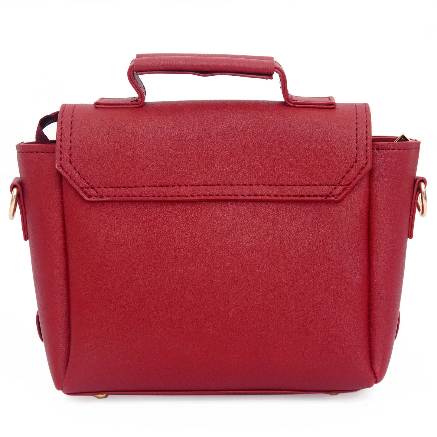 Micro Satchel Bag Maroon