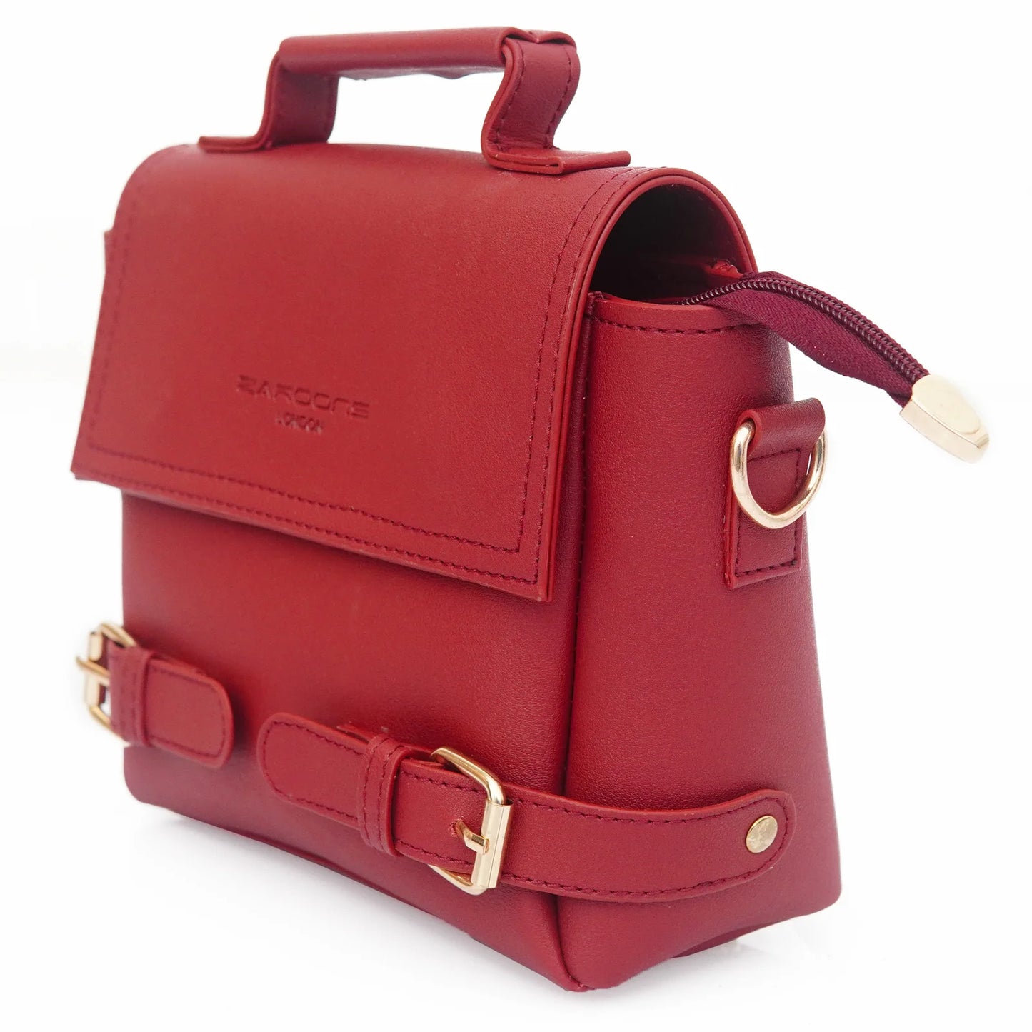 Micro Satchel Bag Maroon