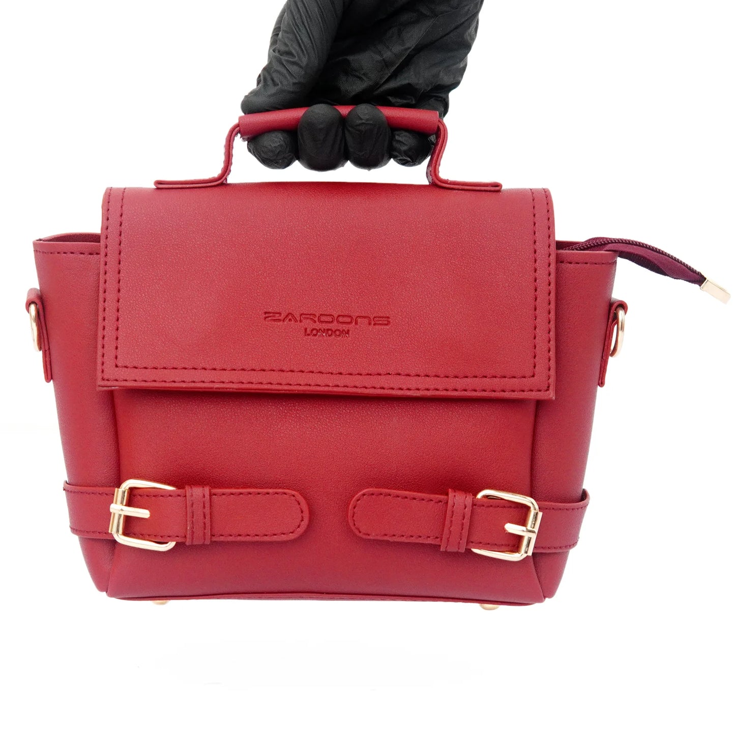 Micro Satchel Bag Maroon