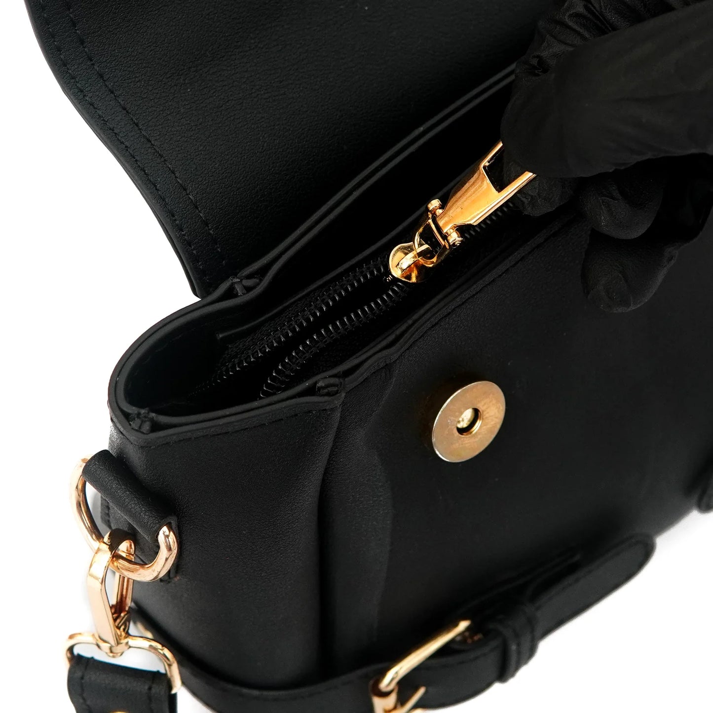 Micro Satchel Bag Black