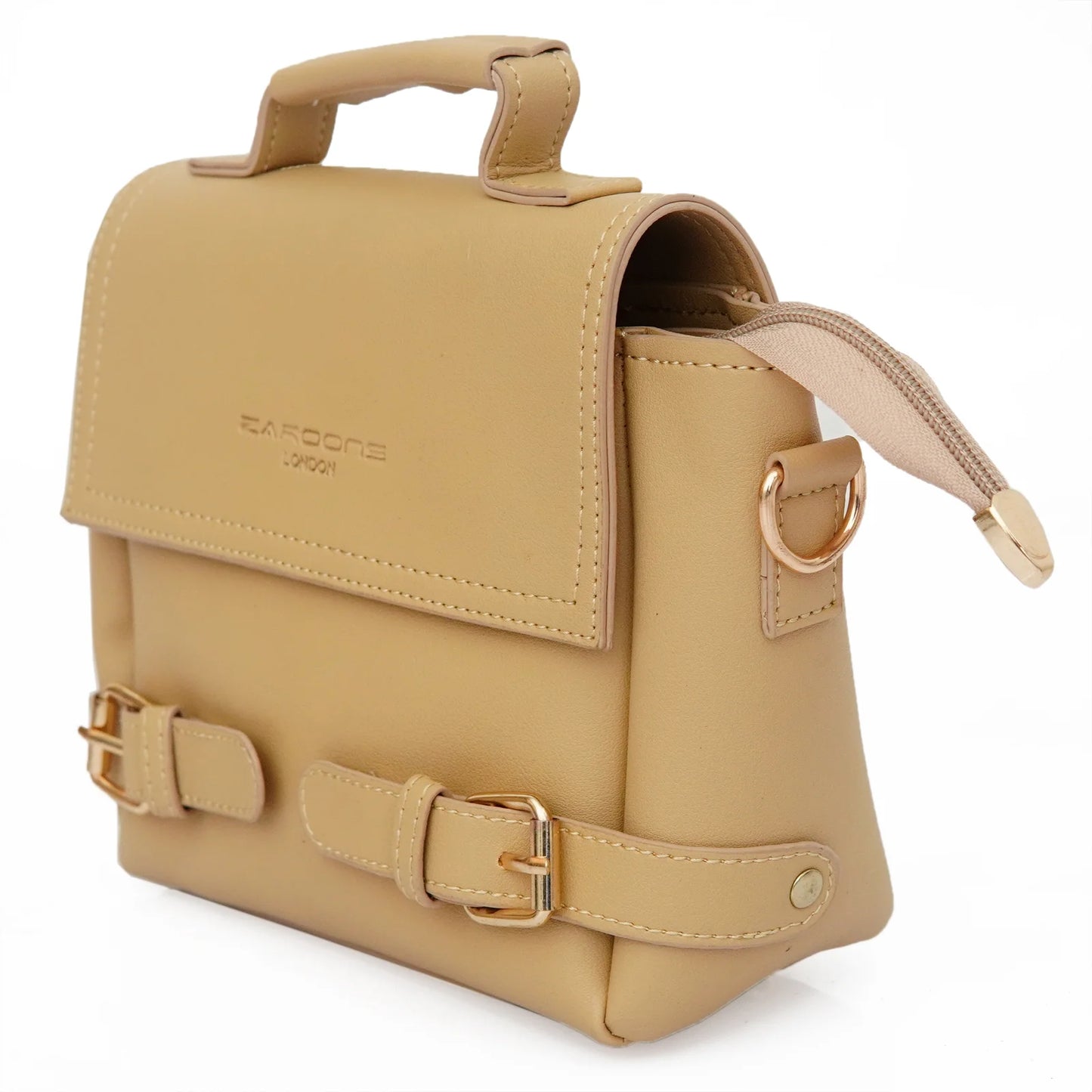 Micro Satchel Bag Beige