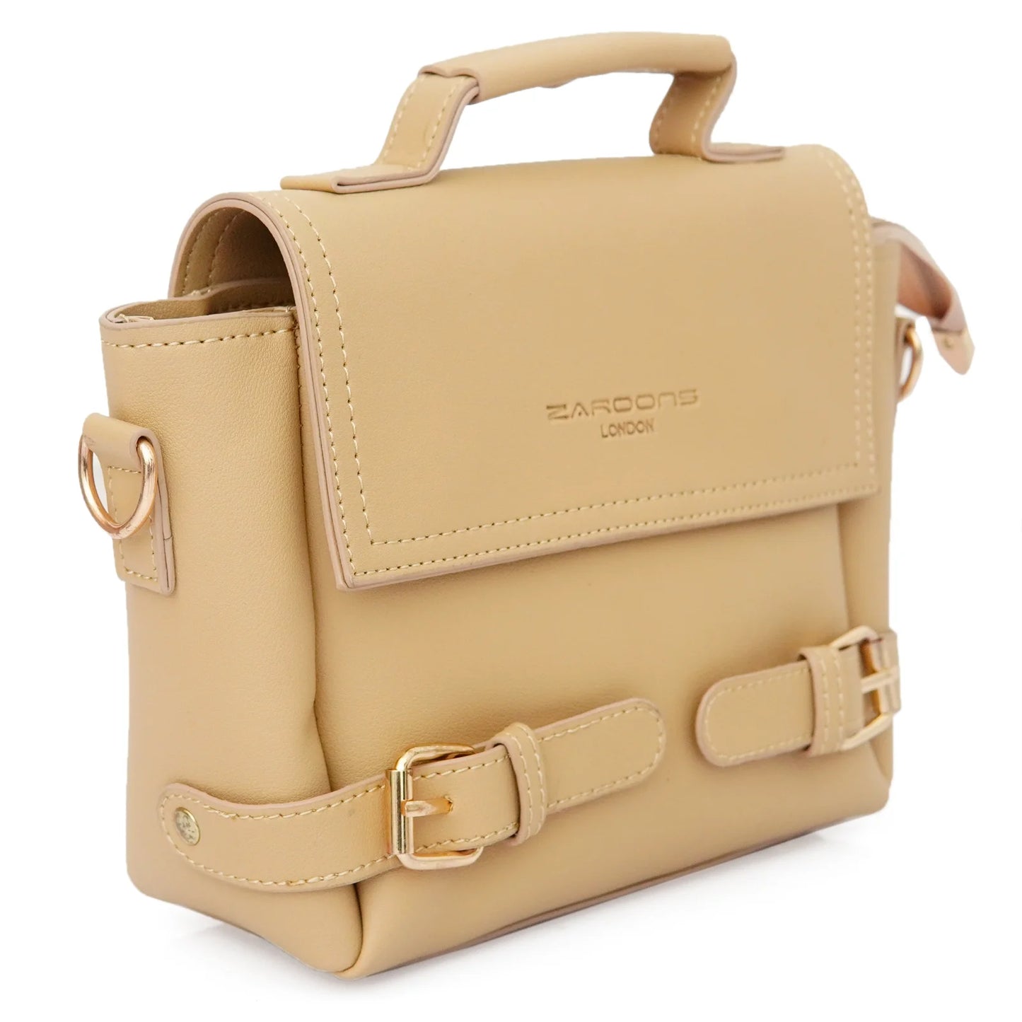 Micro Satchel Bag Beige