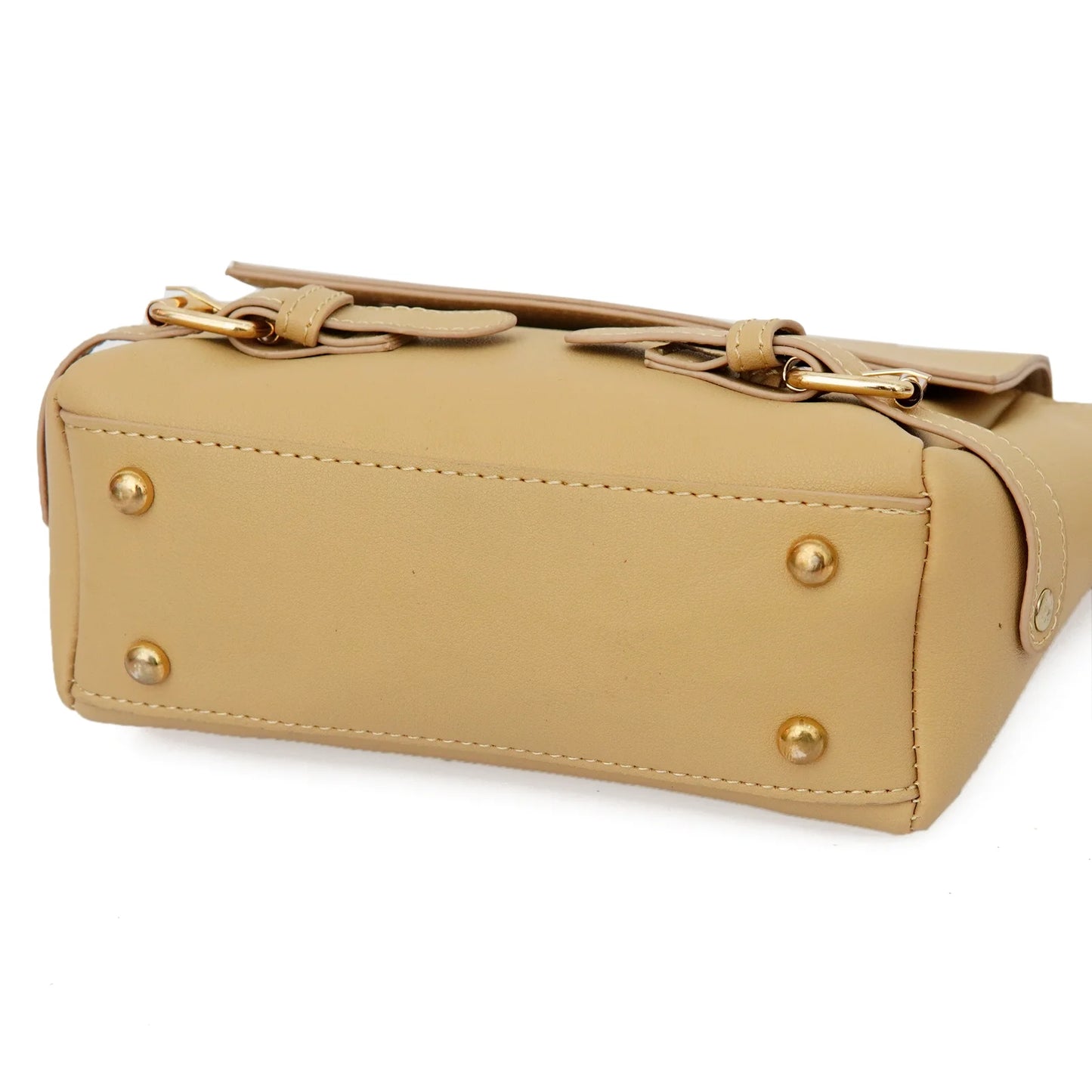 Micro Satchel Bag Beige