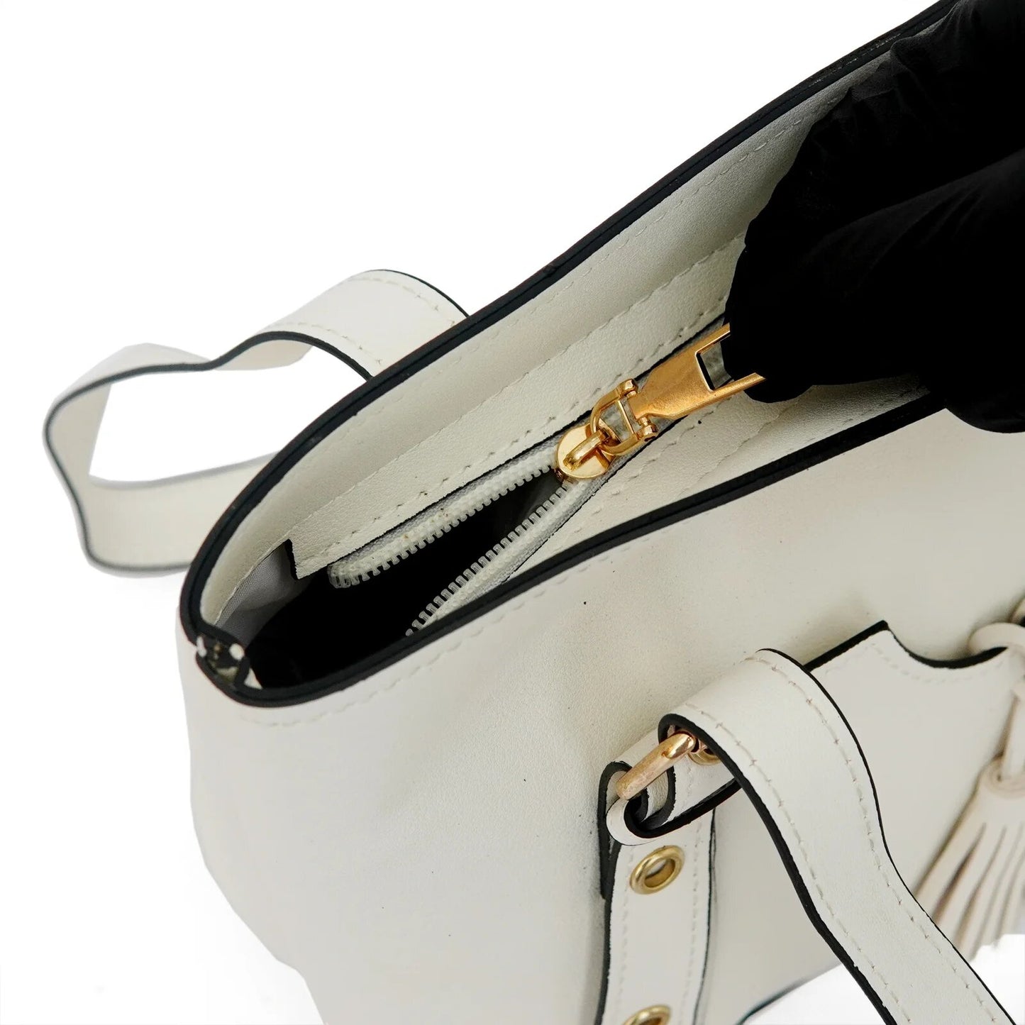 Small Tote Bag White