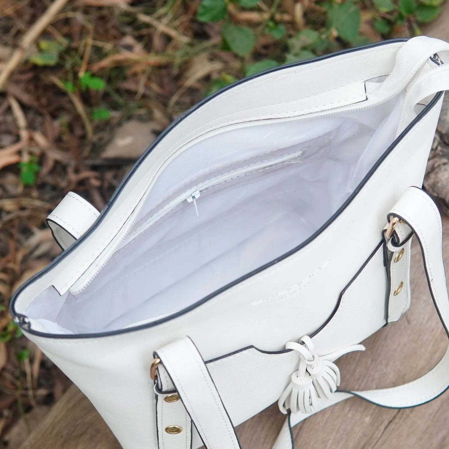 Small Tote Bag White