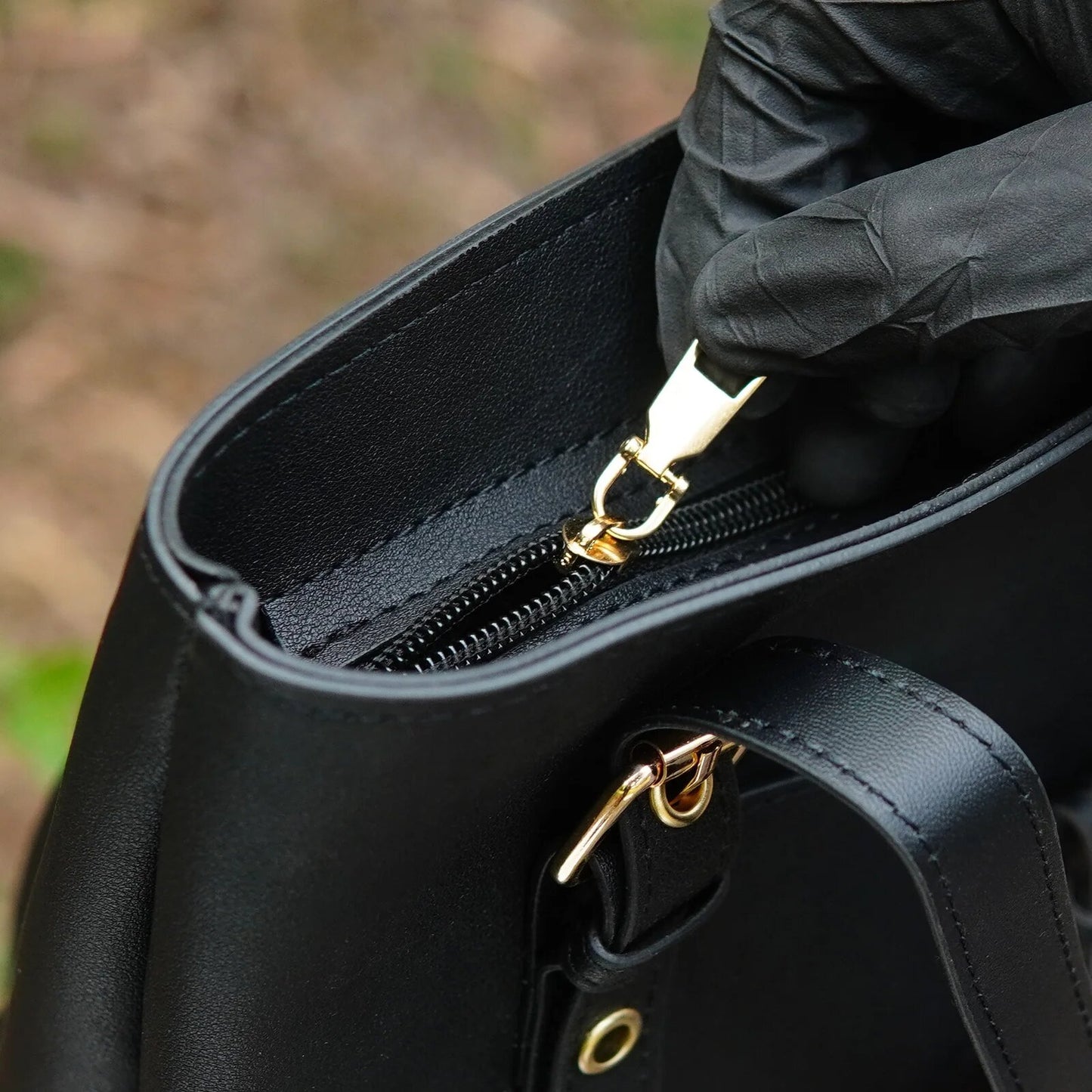 Small Tote Bag Black