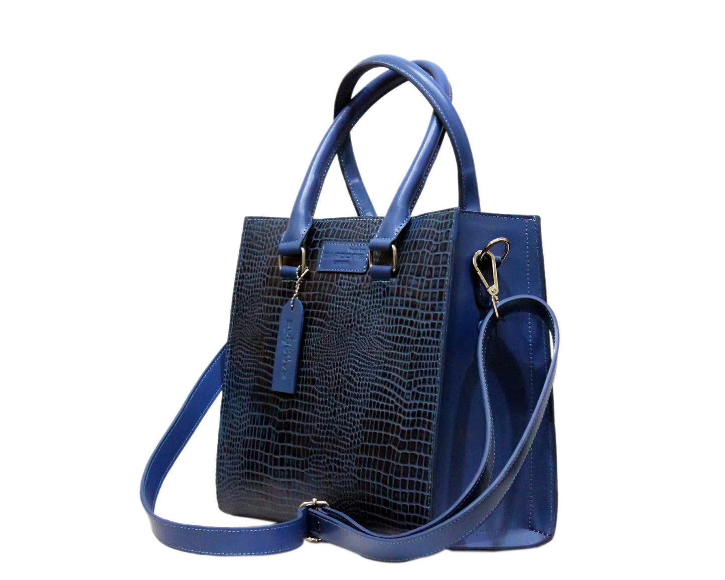 Genuine Leather Abecle- Blue Color