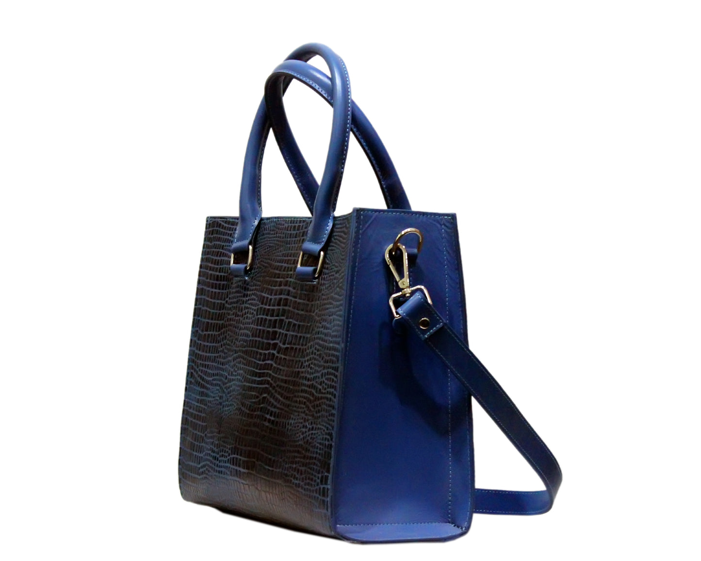 Genuine Leather Abecle- Blue Color