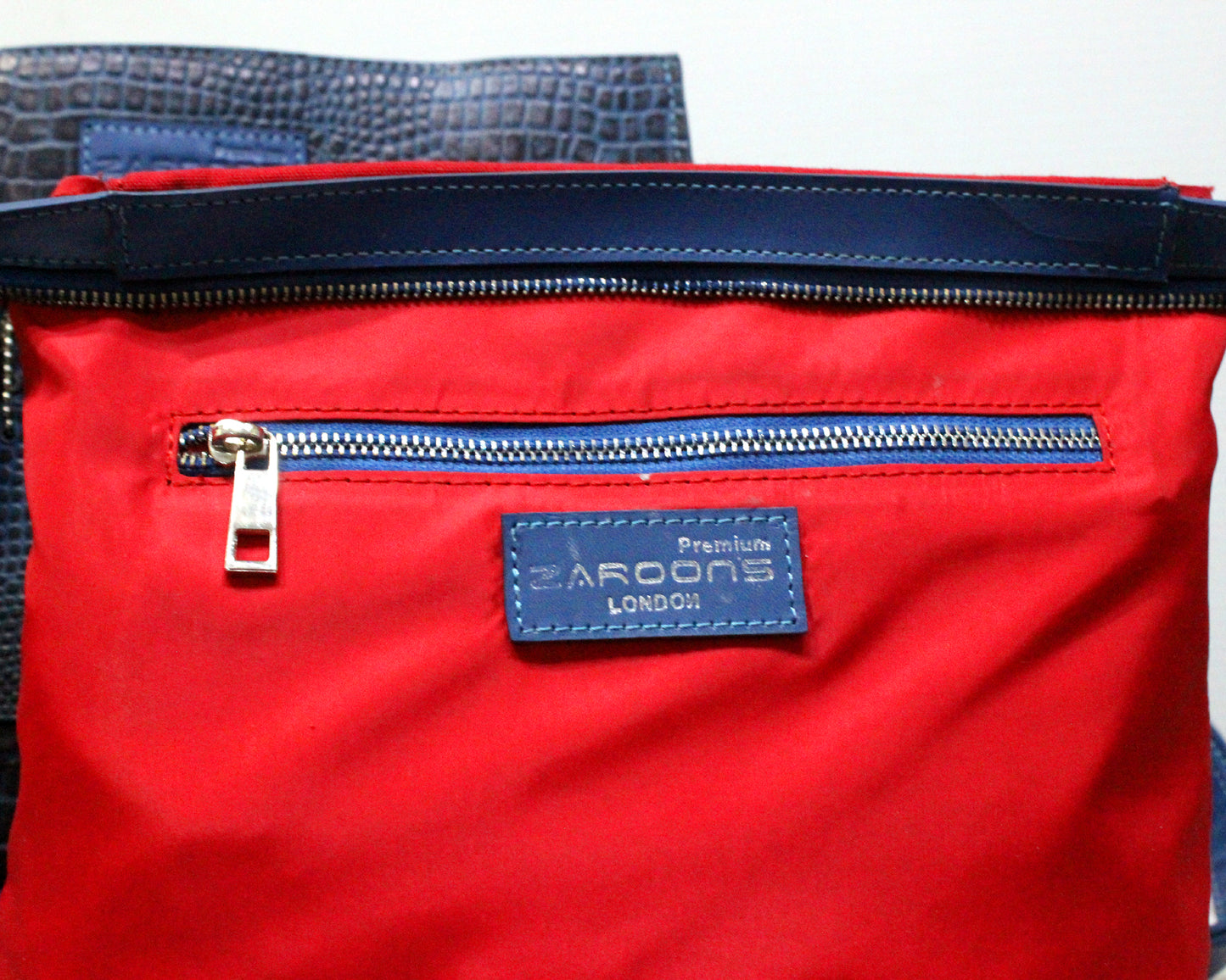 Genuine Leather Abecle- Blue Color