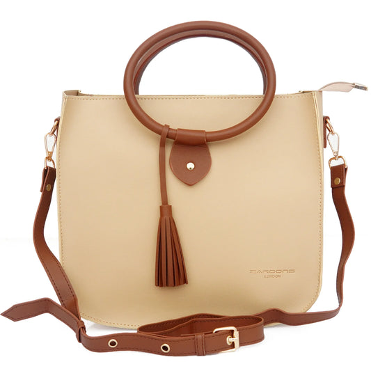 Ring Bucket Bag Beige