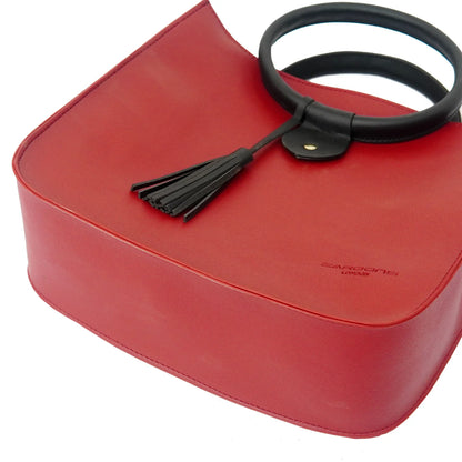 Ring Bucket Bag Maroon