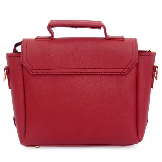 Micro Satchel Bag Maroon