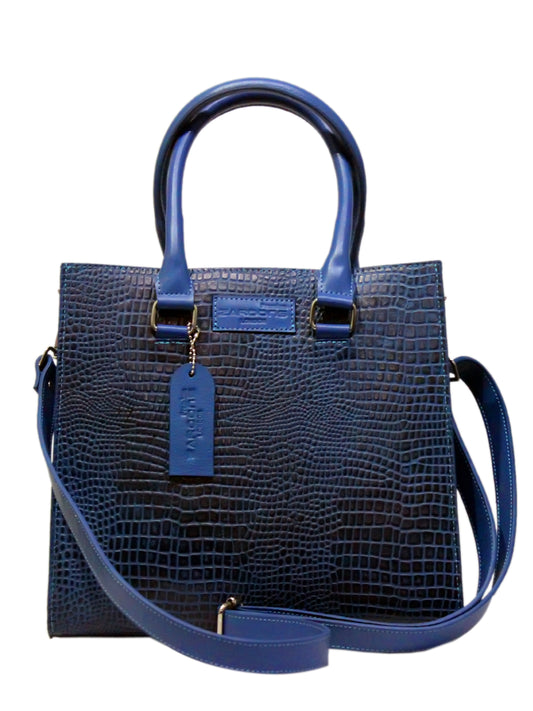 Genuine Leather Abecle- Blue Color