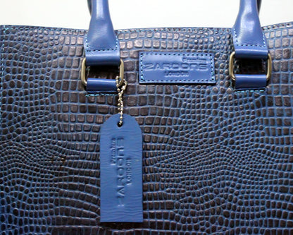 Genuine Leather Abecle- Blue Color